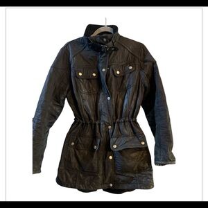 Barbour Areow Aronek Black Quilted Women's Jacket with draw string